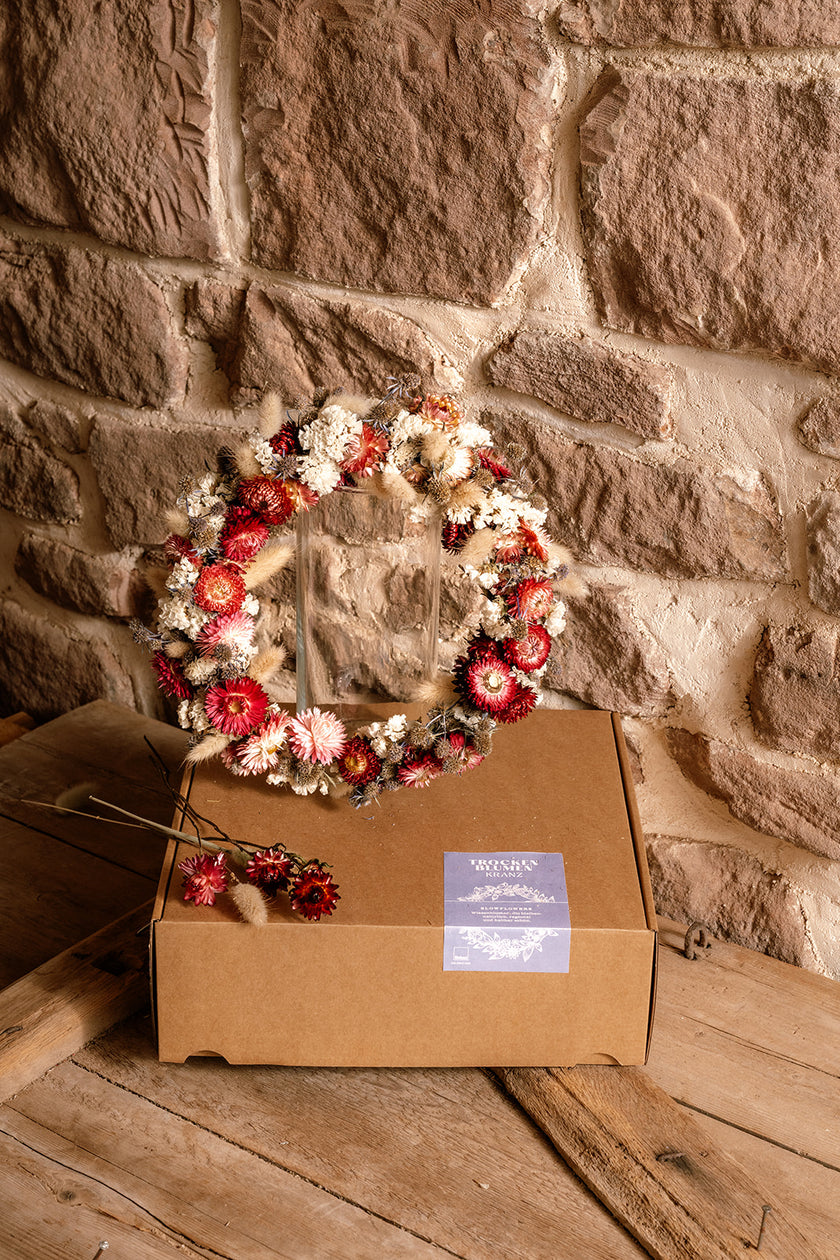 Trockenblumen-Kranz