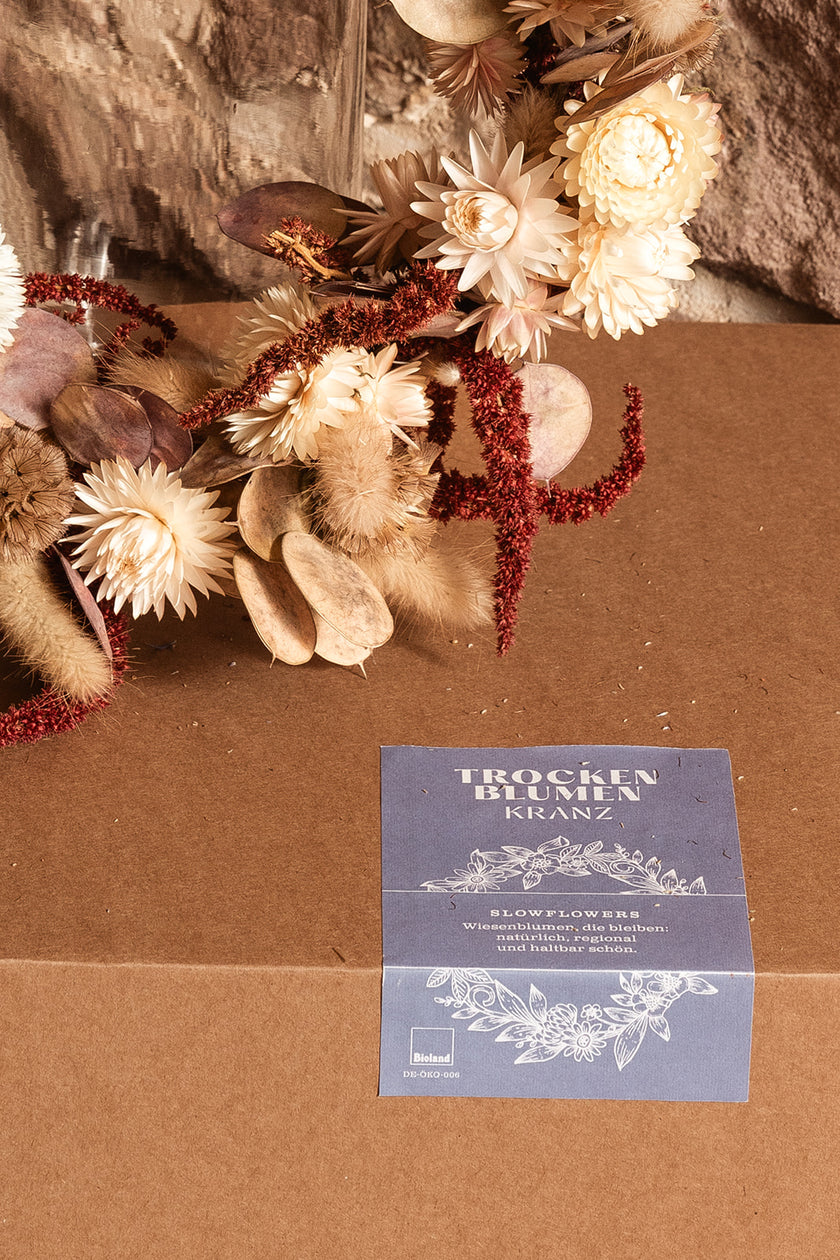 Trockenblumen-Kranz
