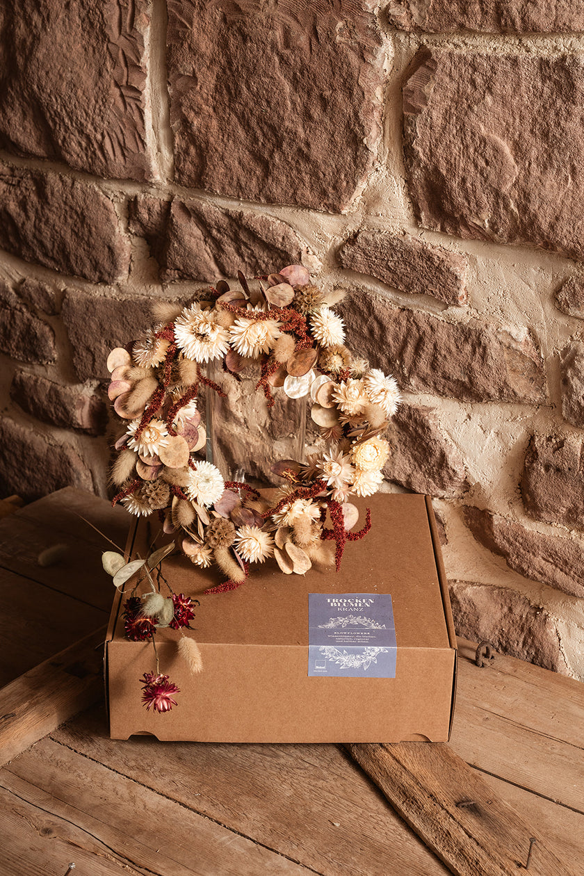 Trockenblumen-Kranz