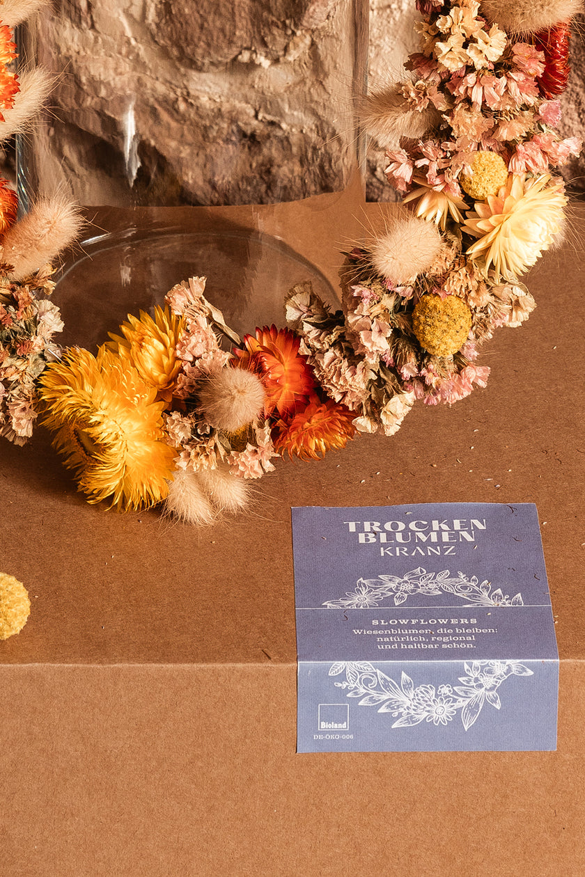 Trockenblumen-Kranz