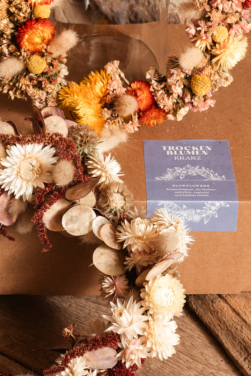 Trockenblumen-Kranz