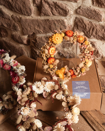 Trockenblumen-Kranz