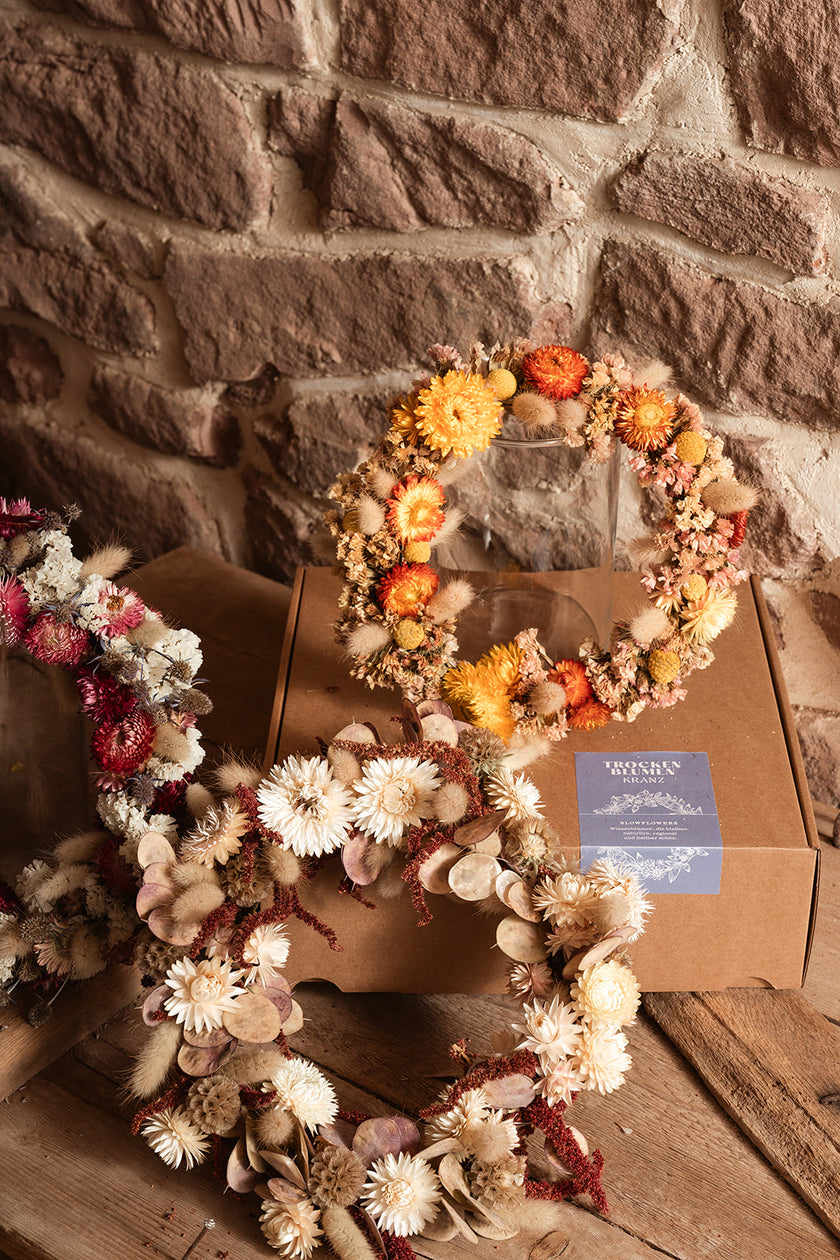 Trockenblumen-Kranz